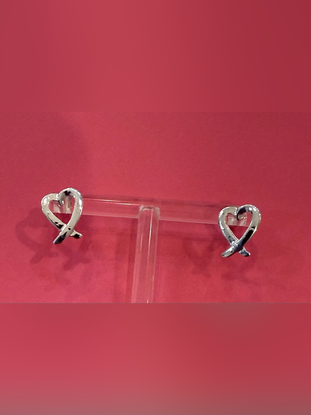 Fashion romantic heart stud
